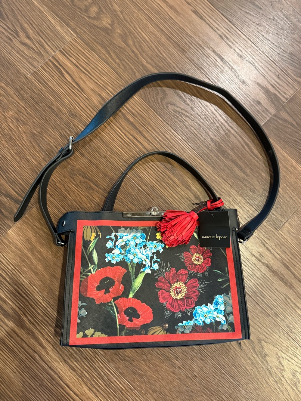 NWT Nanette Lepore Floral Handbag